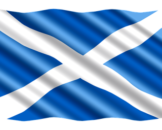 Schottland Flagge