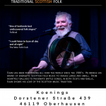 Euan Johnston - Hutkonzert, 18.09.2025, Einlass ab 18 Uhr - Kultur im Schaufenster